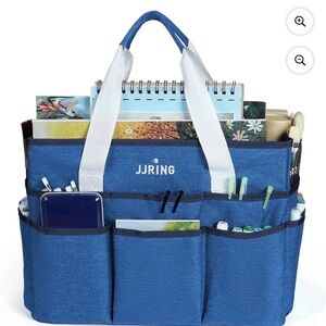 Multi Pocket Organizer Tote Bag Craft Teacher Nurse Storage Caddy Utility Tote